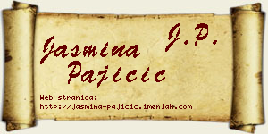 Jasmina Pajičić vizit kartica